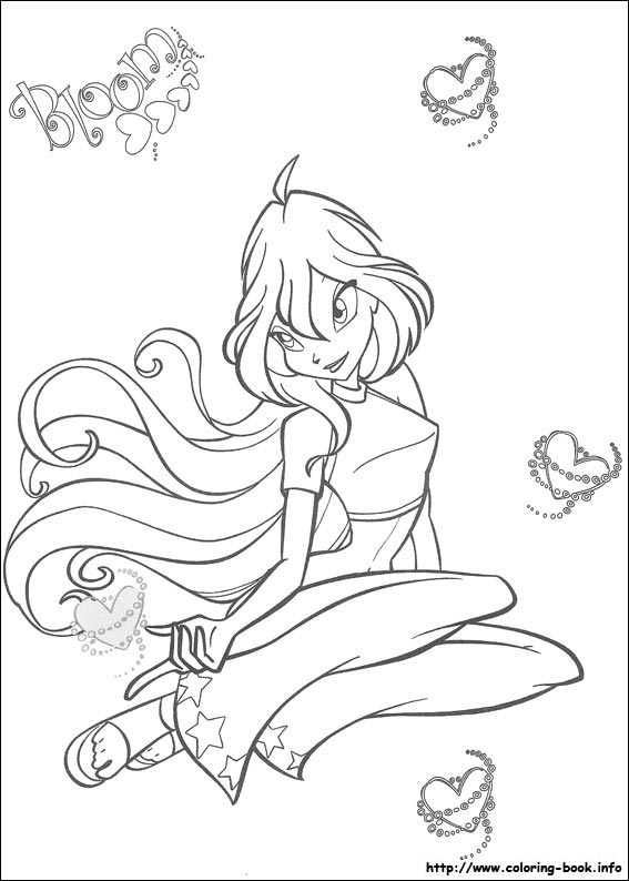 Winx Club coloring picture